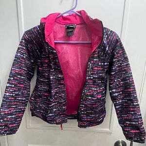 The North Face Kids Raincoat in Pink and Purple